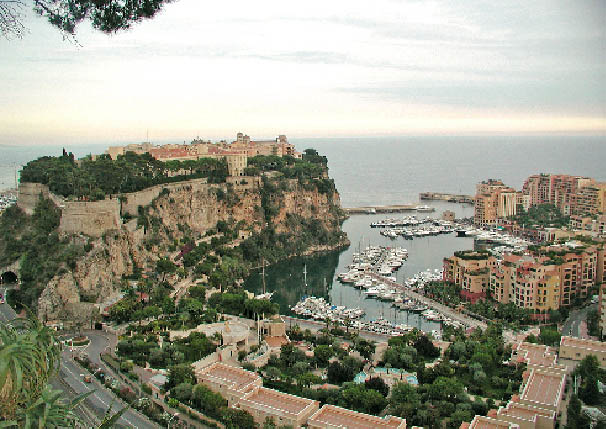 JetSet Arbeiten ein Blick über Monaco