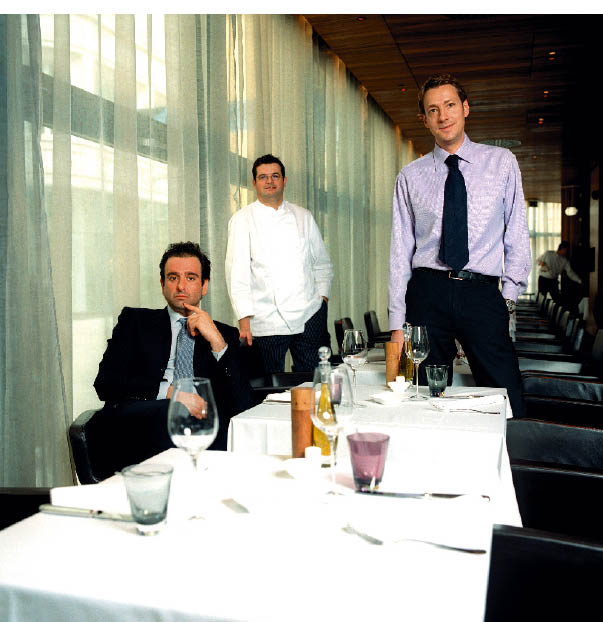 Fabio Giacobello, Christoph Brunn-huber und Michael Kahovec Fabio Giacobello, Küchenchef Christoph Brunn-huber, Restaurantleiter Michael Kahovec