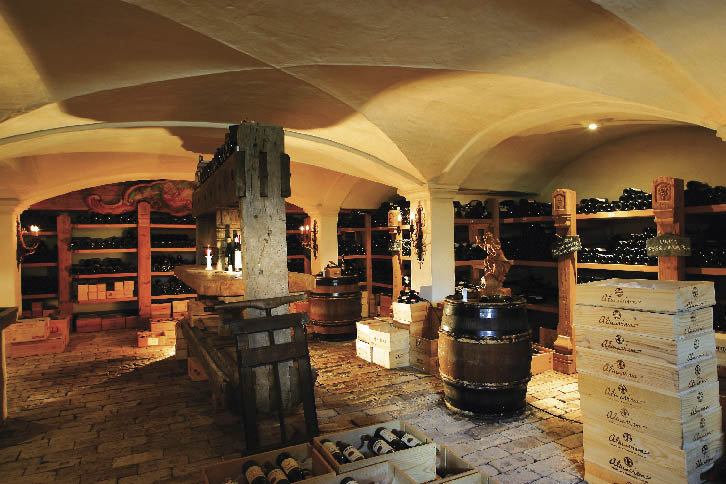 Weinkeller Weinkeller des Arlberg Resort Hotel