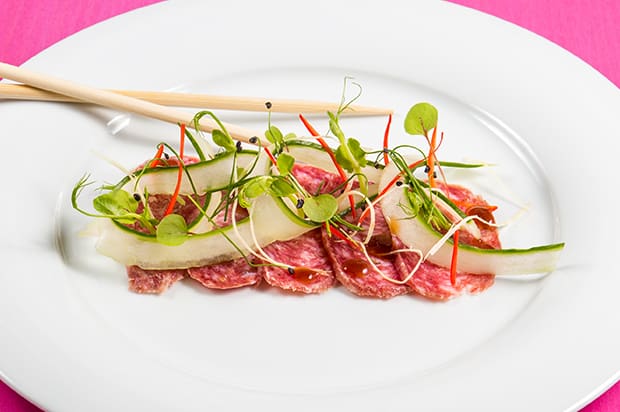 Ahle Wutscht Asiatisch - mit scharfer Gurke und Teriyakisauce