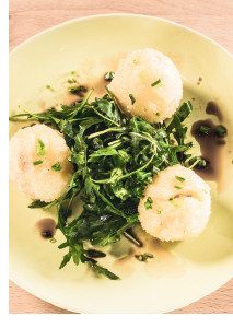Knödel im Wiener Loft Kaffee