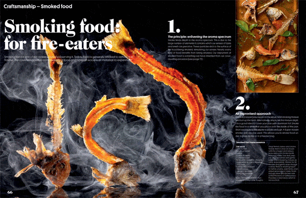 Smokinig Food 