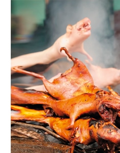 gegrilltes Meerschwein