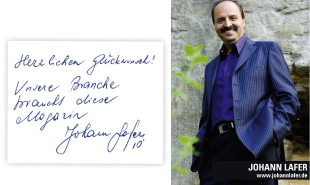 Telegramme an die Redaktion Johann Lafer und Rolling Pin
