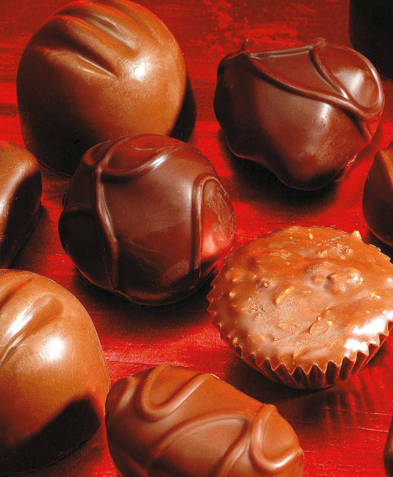 Schweizer Schokolade Schokoladenpralinen