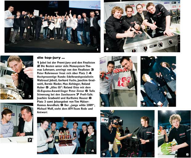 eine Zusammenstellung der Eindrücke der jungen Wilden 2009