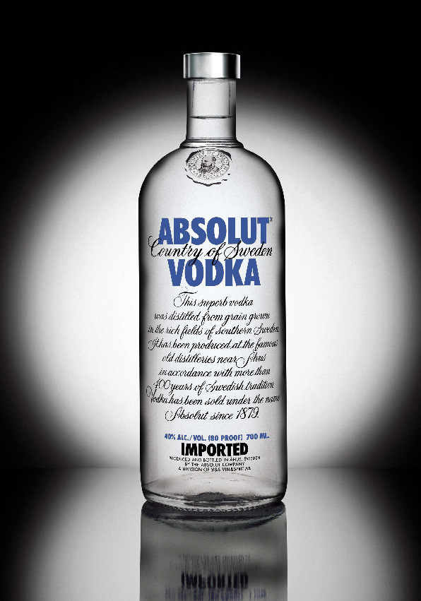 Absolut Vodka Flasche 