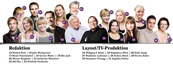 Das Redaktions und Layout Team des Rolling Pins 