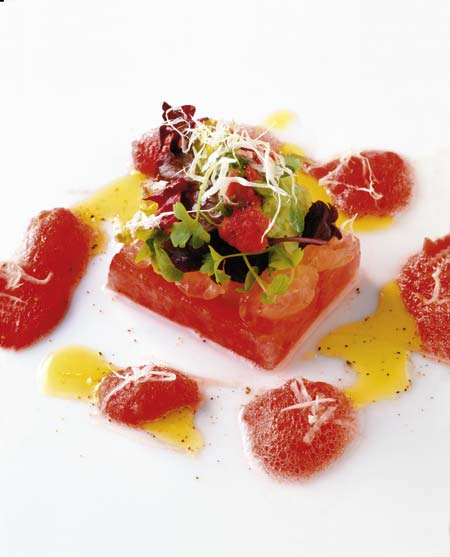 Vegetable Menu in Rot 