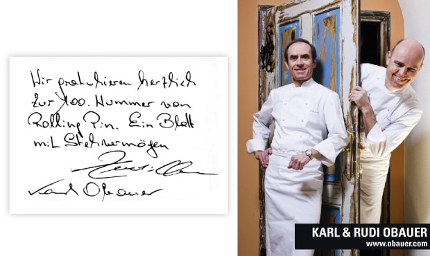Telegramme an die Redaktion Karl und Rudi Obauer