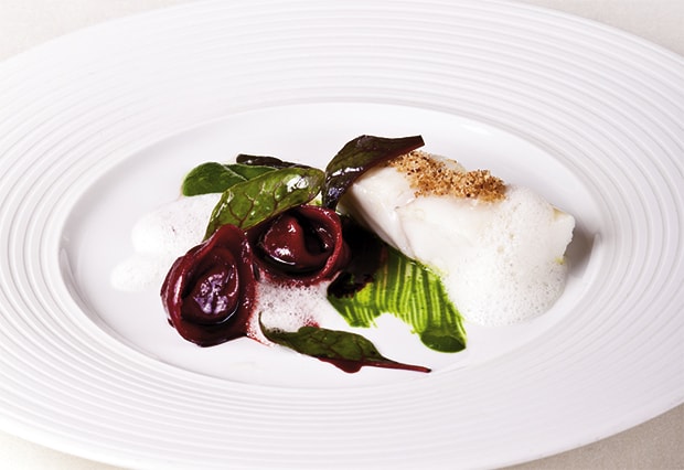 Zander mit Spinatcreme