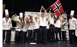 Norwegen holt Gold bei der Kocholympiade in Erfurt