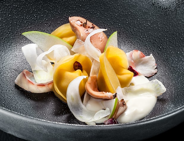 Ravioli mit Aal