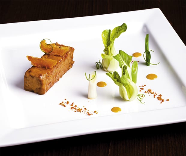 Glasiertes Zitrus-Tempeh