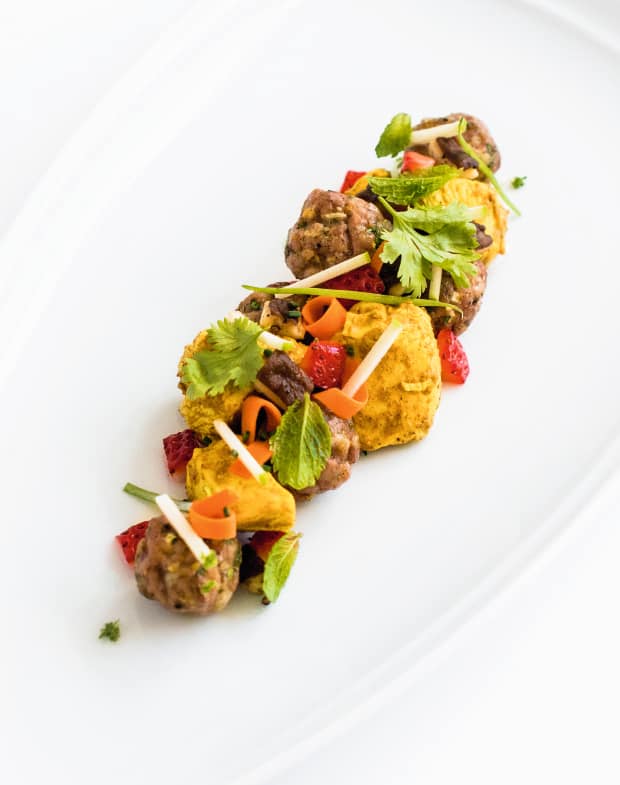 Vietnamese Apple Kebab