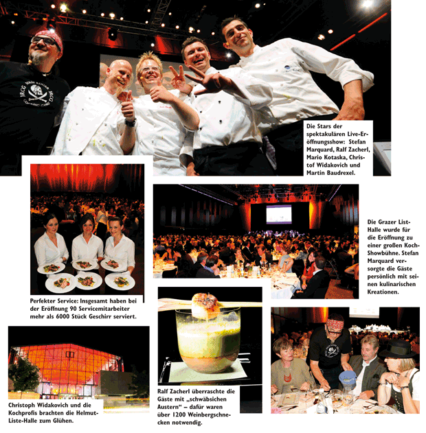 größtes Gourmetfestival Österreichs Backstage Fotos beim größten Gourmetfestival Österreichs