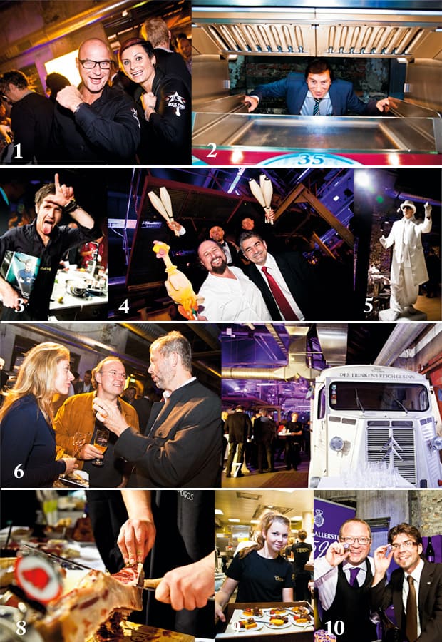 eine Collage der Gastro Premium Night