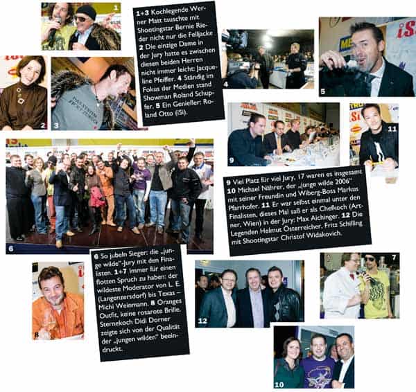 Die jungen Wilden 2008 eine Fotocollage und Zusammenfassung der Highlights der jungen Wilden 2008