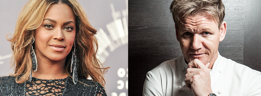 Beyoncé und Gordon Ramsay