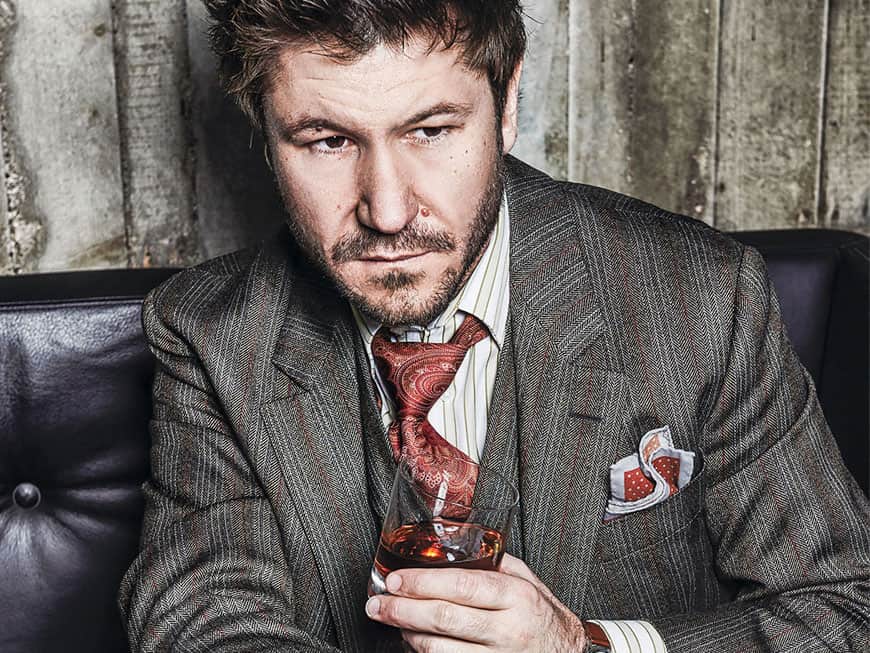 Dr. Badass und Top-Sommelier aus dem 2-Sterne-­Restaurant Tantris Justin Leone