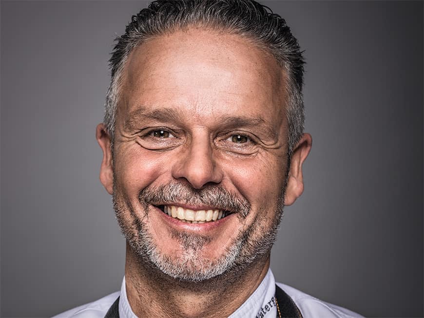 Edwin Vinke ist Eigentümer und Chefkoch des holländischen Restaurants De Kromme Watergang
