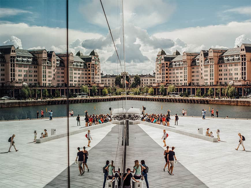 Arbeiten in Oslo Stadtbild von Oslo