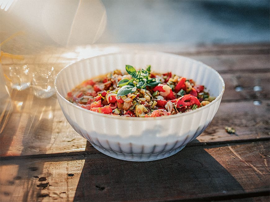 Die Tomate im Rampenlicht
