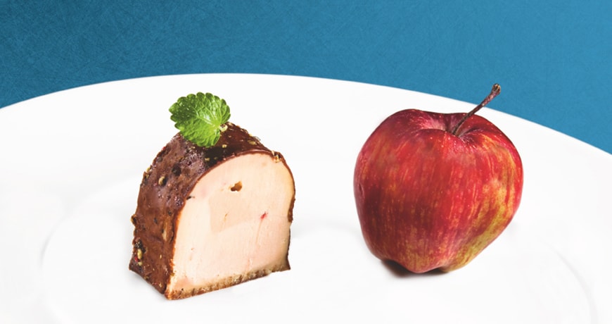 Hechtleber, Valrhona, Butterapfel
