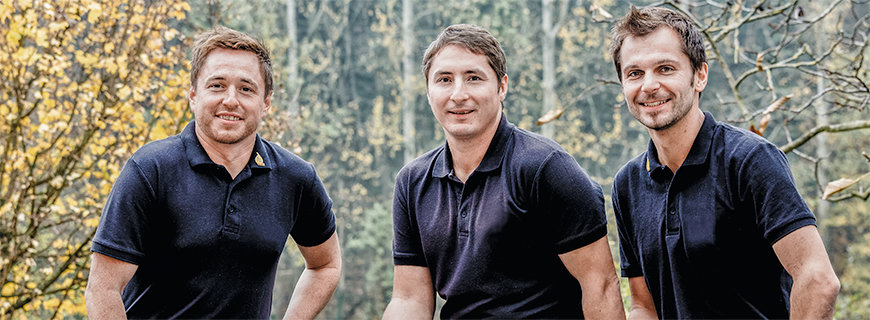 Florian Irxenmayr, Karl Peterseil und Patrick Fehringer (v. li. n. re.) sind gemeinsam die Betreiber des Wagyuhofes: Auf der Erlebnismesse Culinaria Austria werden die Kleinproduzenten aus Leidenschaft ihre Produkte vorstellen Florian Irxenmayr, Karl Peterseil und Patrick Fehringer (v. li. n. re.) sind gemeinsam die Betreiber des Wagyuhofes: Auf der Erlebnismesse Culinaria Austria werden die Kleinproduzenten aus Leidenschaft ihre Produkte vorstellen