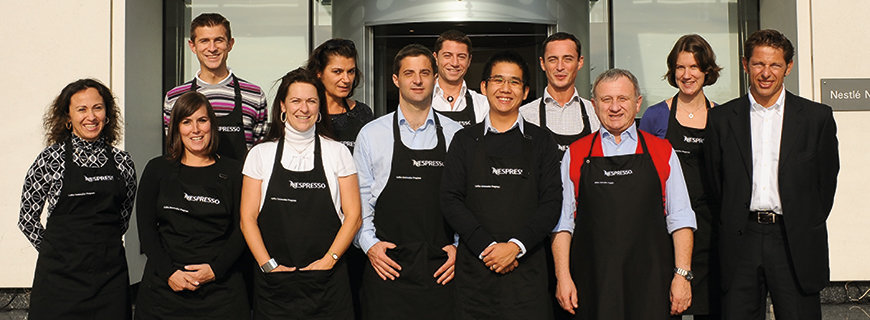 Das Team des Nespresso Coffee Sommelier Programms