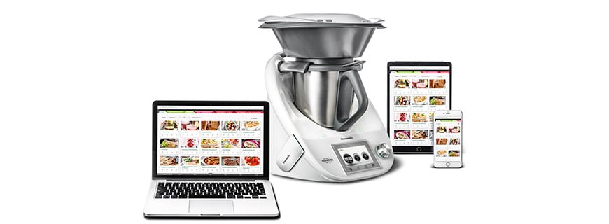 Geniales Trio: Mit dem Cook-Key® lassen sich das Online-Rezept-Portal Cookidoo® und der Thermomix® in Nullkommanichts verbinden