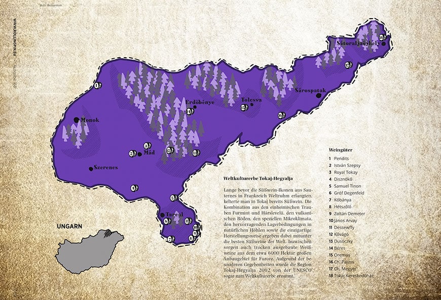 okaj Weinkarte-Tokaj