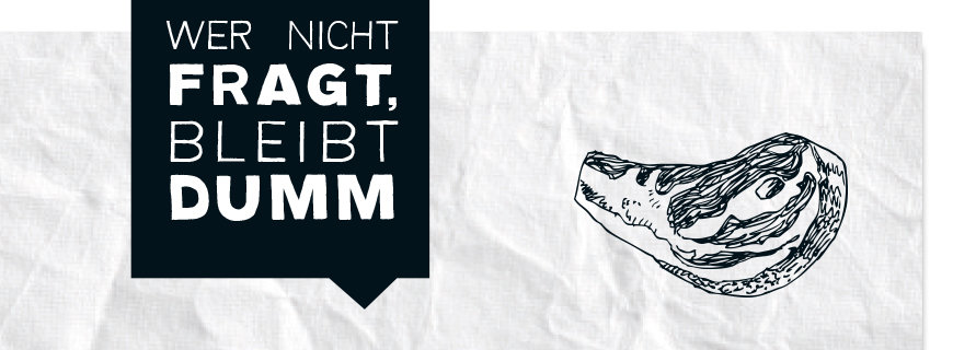 Wer nicht fragt, bleibt dumm