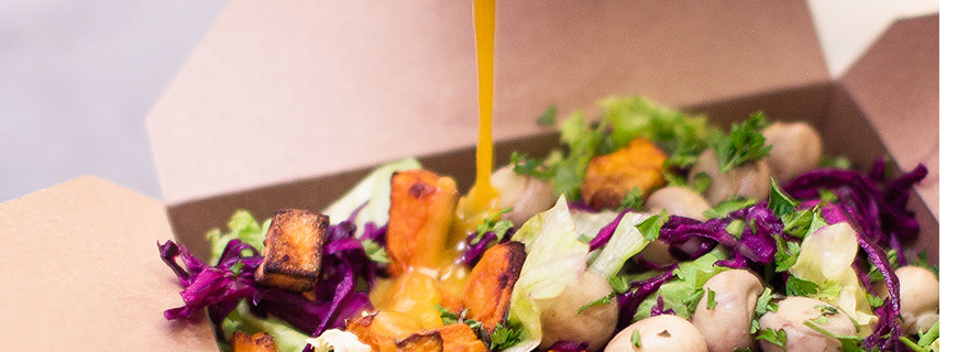 frische Alternative zum Fastfood - Salat