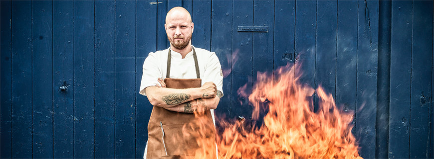 Grillmeister in Flammen