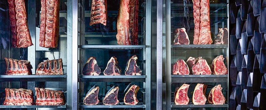 Fleischreifeschrank Fleischreifeschrank im Mr Porter Amsterdam