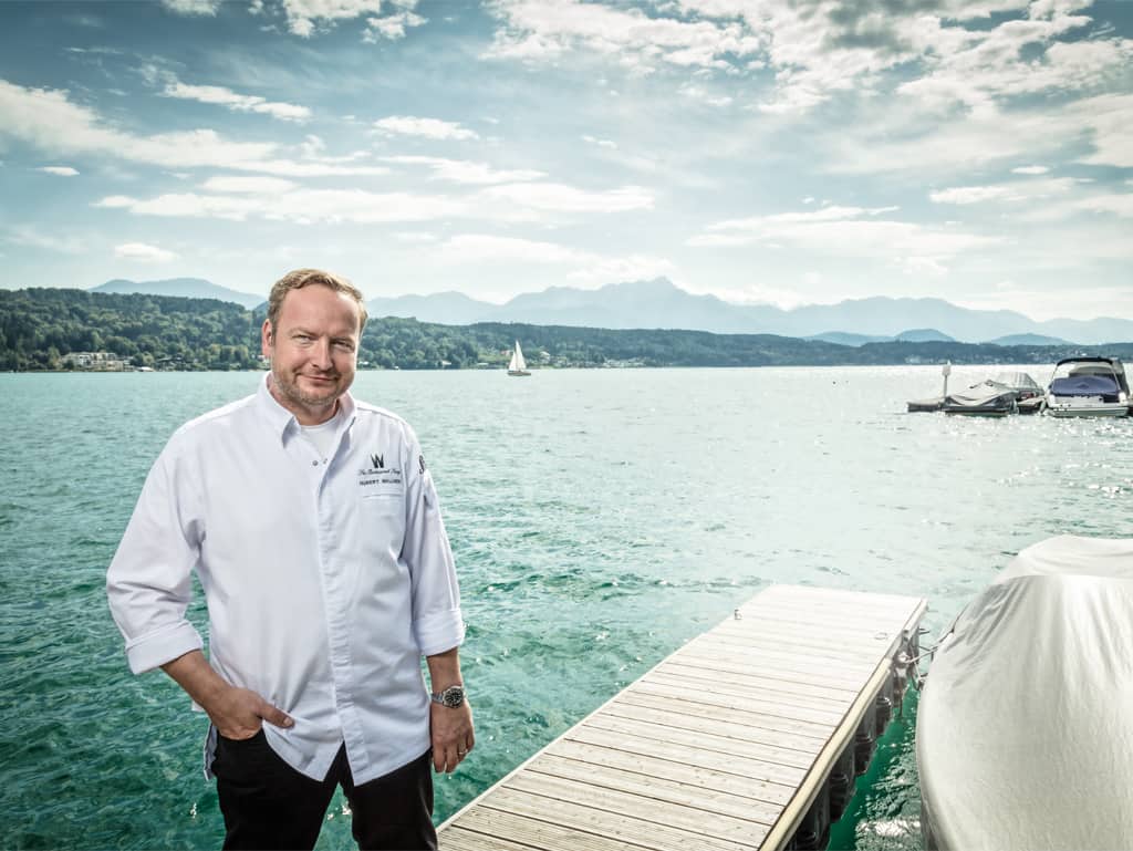 Der Mann und der See: Hubert Wallner fühlt sich in Kärnten pudelwohl und denkt nicht daran, woanders hin zu gehen. 