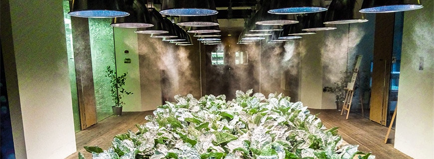 Um das Indoor-Wetter kümmert sich ein Computer: Ein intelligentes Klimasystem kontrolliert die Luftfeuchtigkeit und die Temperatur Um das Indoor-Wetter kümmert sich ein Computer: Ein intelligentes Klimasystem kontrolliert die Luftfeuchtigkeit und die Temperatur