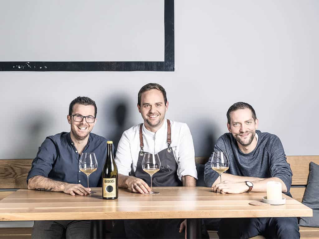 zwei Sommeliers Matthias Pitra und Steve Breitzke