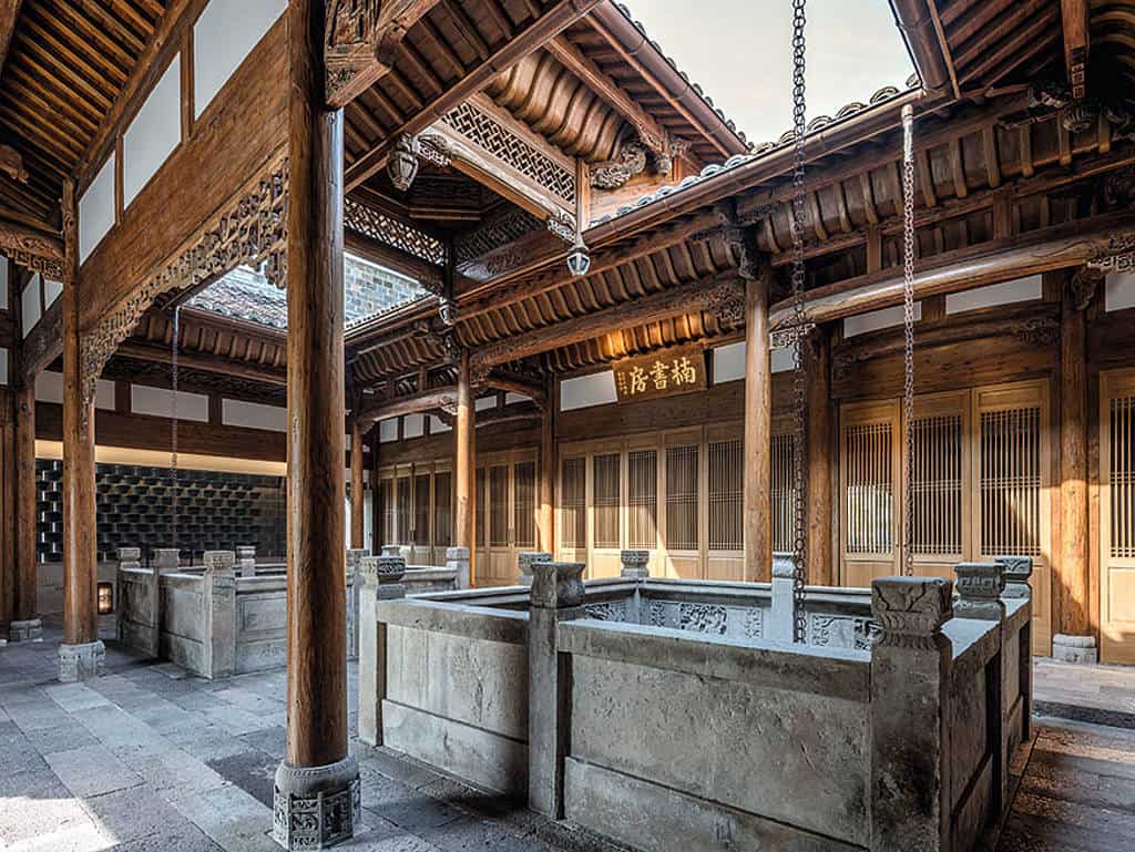 mystische Kulisse: traditionelle chinesische Baukunst