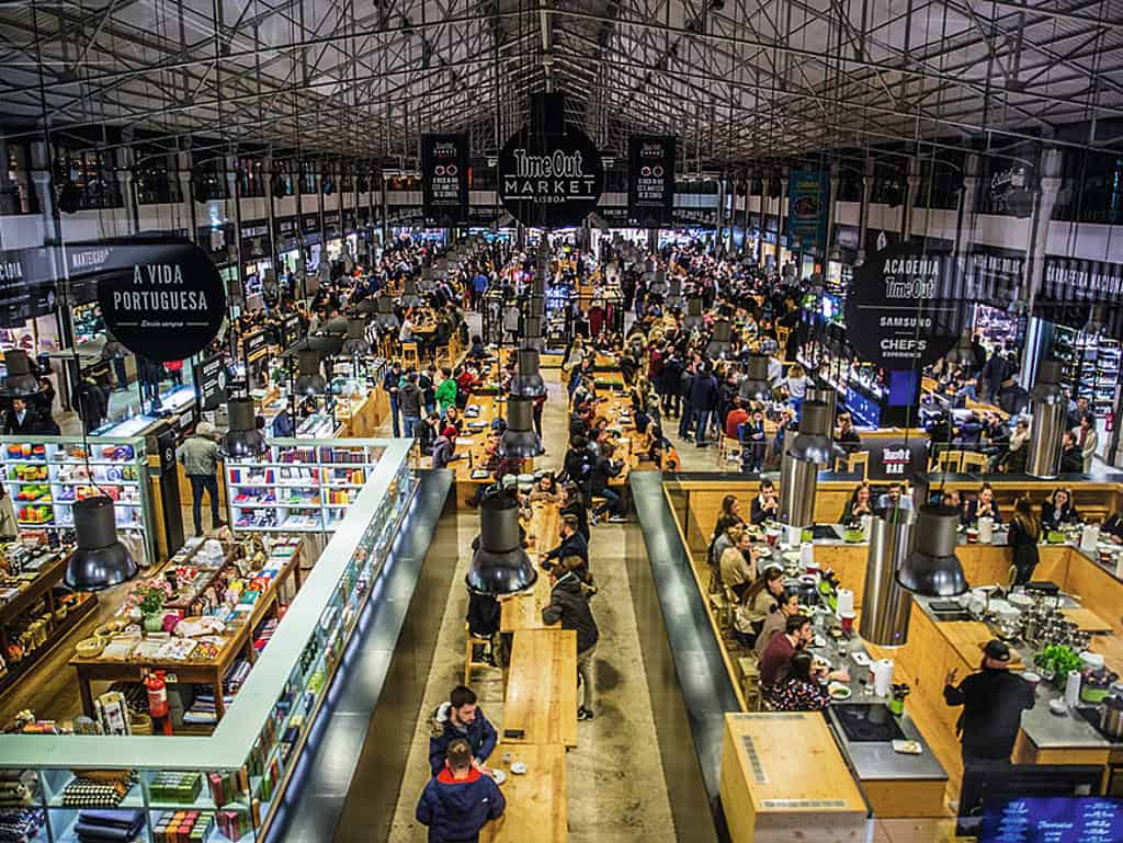 Time Out Market von oben