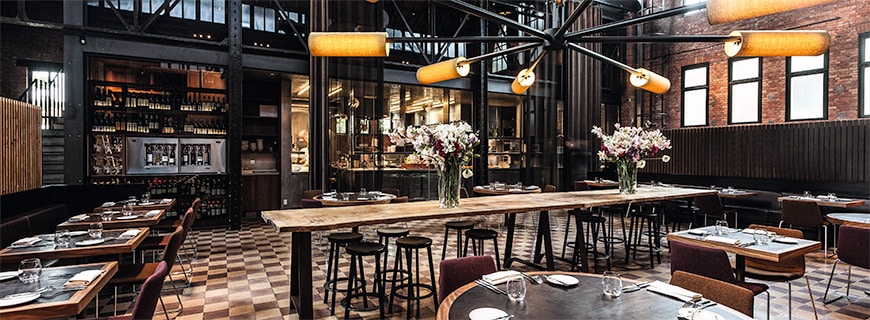 Restaurant Volta, Gent Interieur des Restaurant Volta in Gent