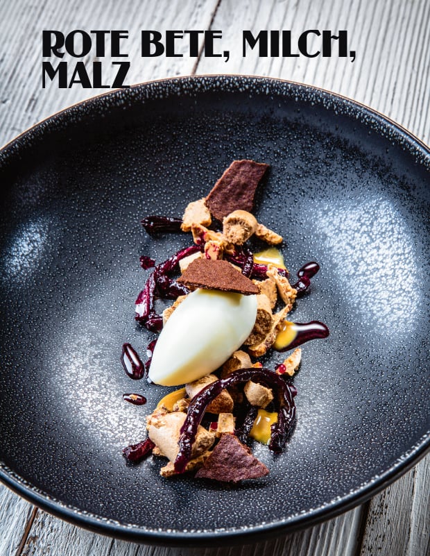 Rote Bete, Milch und Malz