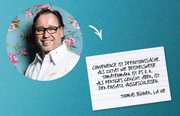 Convenience Thomas Bühners Meinung