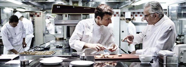 Alain Ducasse Alain Ducasse in der Küche