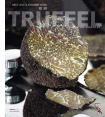 das cover eines trueffel buches mit schwarzen trueffeln darauf 