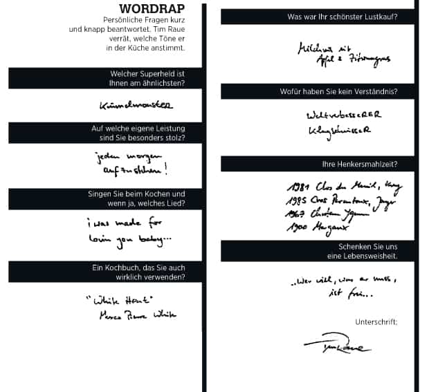 Wordrap mit Tim Raue 