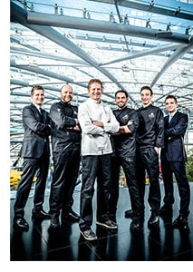 Martin Klein und die Hangar 7 Crew