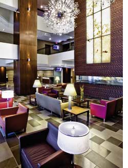 das Foyer des ATLIFIC HOTELS
