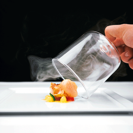 Warm geräucherte Bluntauforelle mit Williams, Grapefruit und Roten Rüben